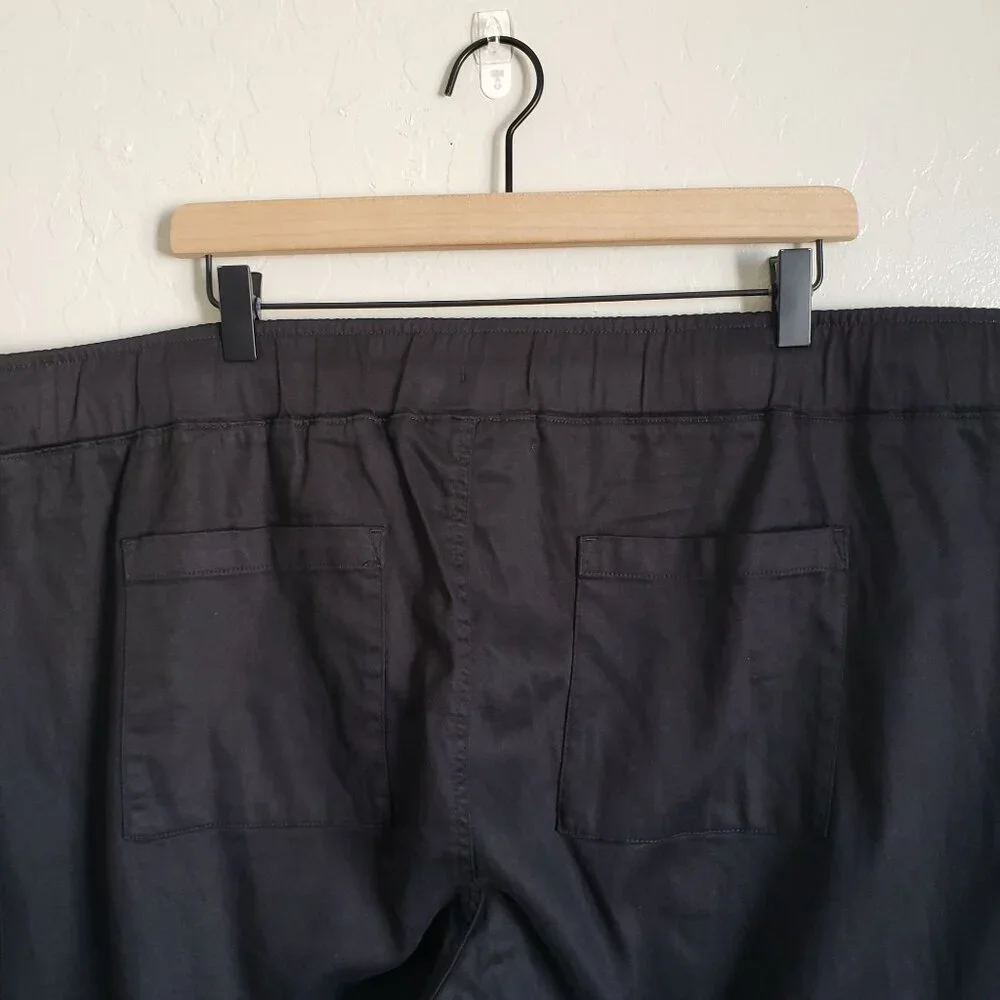 Buffalo David Bitton Soft Tencel Pull-On Drawstring Pant Black Size Mens XXL NEW